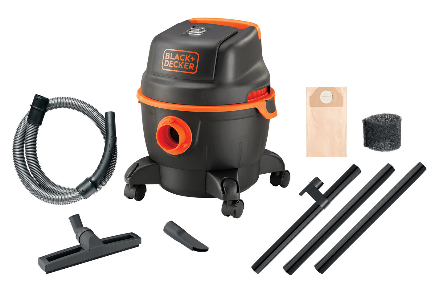 Black + Decker Aspirateur eau et poussière Bxvc15Pe