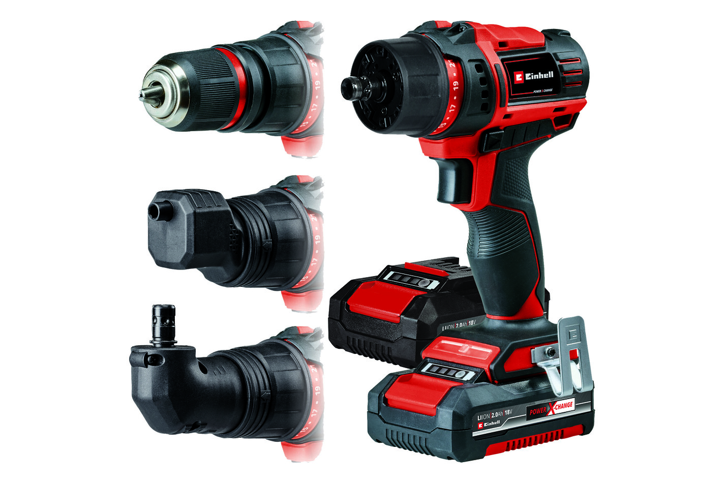 Einhell Perceuse-visseuse sans fil Te-Cd 18/45 3X-Li +22 2x2,0 Ah