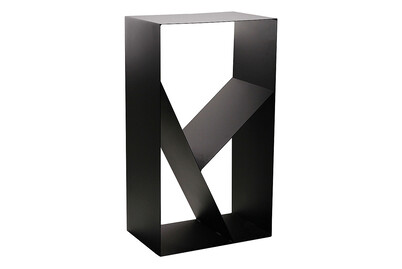 Nouvel Râtelier à bois de cheminée Avantgarde Acier Noir | 80 × 45 × 30 cm