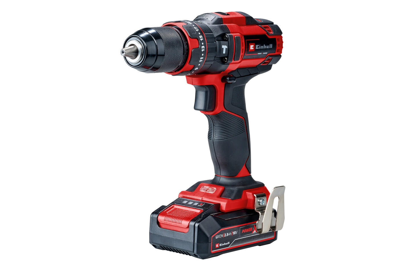 Einhell Perceuse à percussion sans fil Te-Cd18/44Li-I | 18 V | 44 Nm | 2,5 Ah