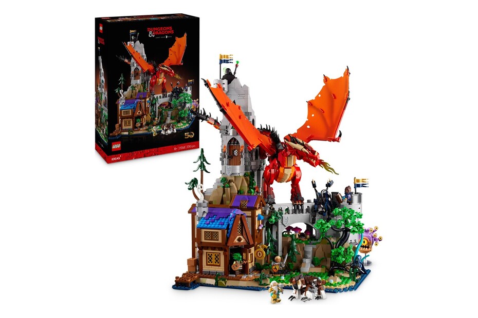 21348 Dungeons Dragons: Il racconto del Drago Rosso (set LEGO