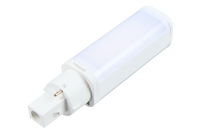 Philips Remplacement LED pour lampes fluorescentes compactes Pl-C 13W, 2 broches, culot G24d, blanc (3000K)