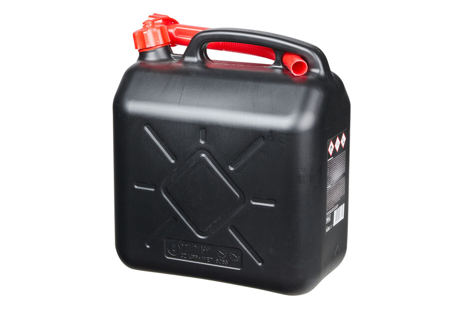 Bidone Benzina In Metallo 10 Litri - Con Beccuccio Versatore Per Benzina E Diesel - Foto 6