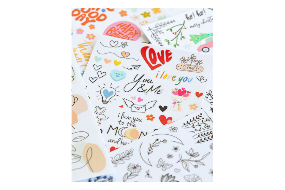 Yty Sticker Rub on Sticker, Love, A 5, 1 Blatt kaufen bei JUMBO