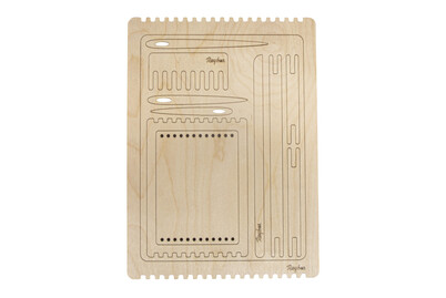 Image of Holz Webrahmen Set, FSC Mix Credit, 9-21 cm, 11teilig, SB-Btl. 3Stück