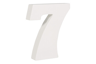 Image of MDF Zahl 7, FSC 100%, 8x2x11cm