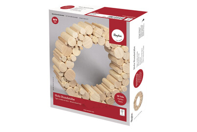 Image of Holz Rundstäbe Set, FSC 100%, ø 1-4cm, H 5,5-6,5cm, 99 St., Box 1Set