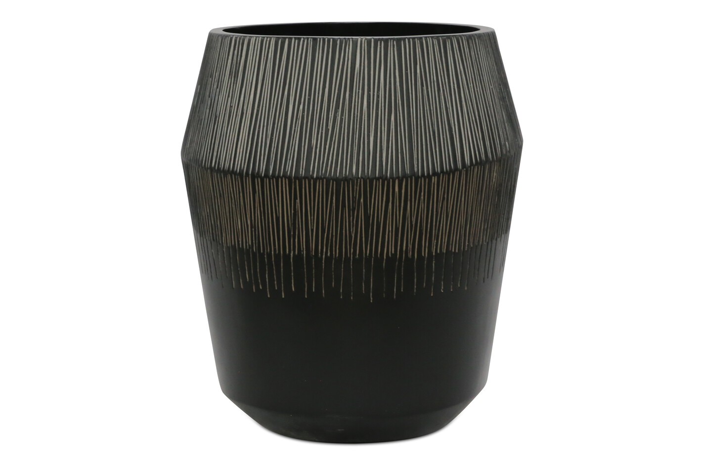 Jardin Royal Pflanztopf Moderna | Ø 47 x 55 cm | Schwarz