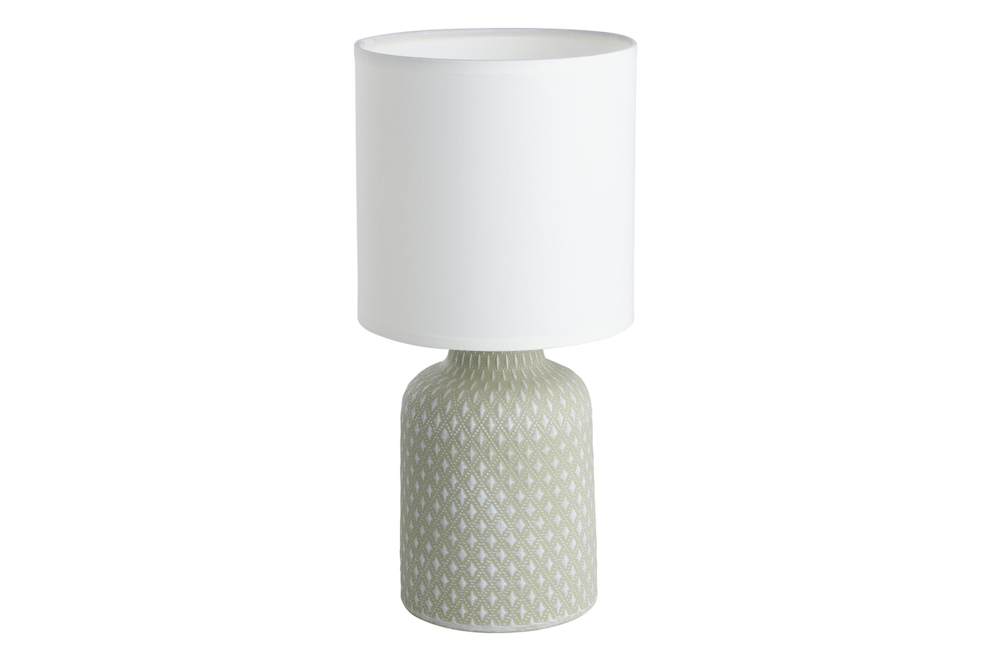 Eglo Tischlampe Bellariva Grau Keramik H 32 cm