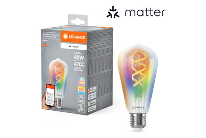 Ledvance LED Lampe Smart + Matter Filament E40 RGBW 4.8W E27 kaufen bei ...
