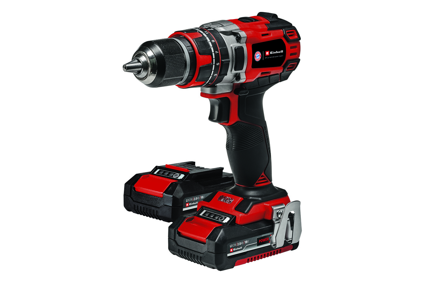 Einhell Professional Perceuse à percussion sans fil Tp-Cd 18/50 Li-I BL FCB | 18 V | 50 Nm | 2x 2 Ah