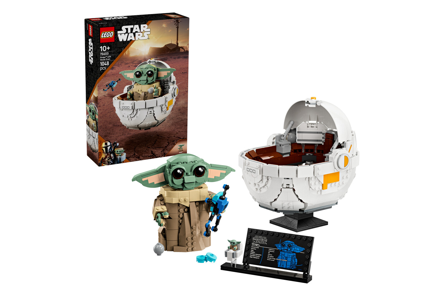 LEGO® - 75403 Grogu™ et son landau, Multicolor