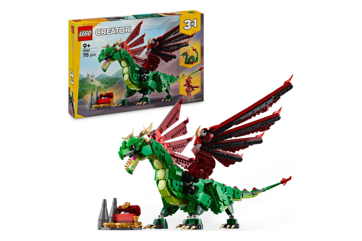 LEGO® - 31161 Le dragon médiéval, Multicolor