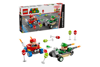Image of Lego® Super Mario 72034: Mario Kart – Baby Mario vs. Baby Luigi ab 8 Jahren