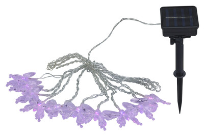 Globo Solar-Lichterkette 10 LED 4700mm