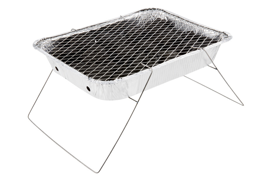 Flamino Einweggrill mit Stand kaufen bei JUMBO