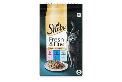 Image of Sheba Fresh+Fine Katzenfutter in Sauce Variation Fisch 6x50g