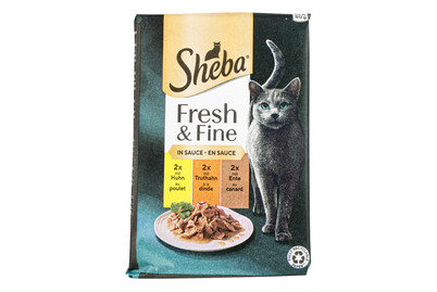 Image of Sheba Fresh & Fine Geflügel Variation Sauce 6x50g