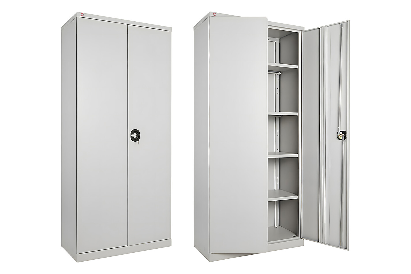 Ayce Armadio in metallo | 100x50x190cm | Portata: 60 kg per ripiano | Grigio
