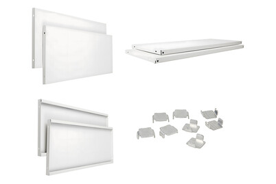 Image of ayce Ersatzböden (2 Stück) Metallschrank | 99.5x43.3cm | Traglast: 60 kg pro Boden