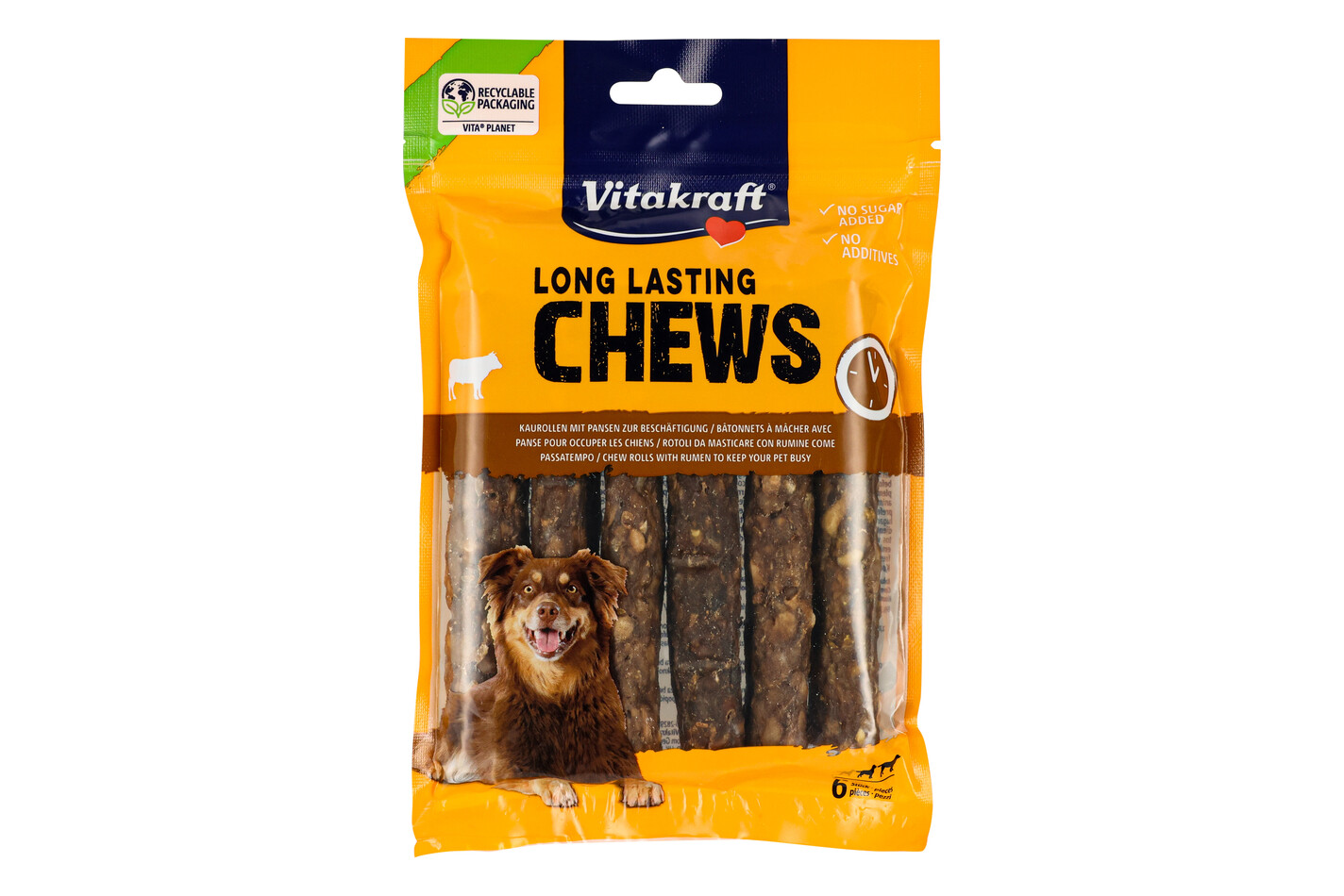 Vitakraft rouleaux à la panse p.chiens 6pces.
