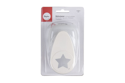 Image of Motivstanzer: Stern, 5,08cm ø, (2 ), SB-Blister 1Stück