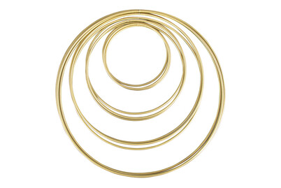 Image of Metallringe sortiert, je 3x10cm, 15cm, 20cm, 25cm, Box 12Stück