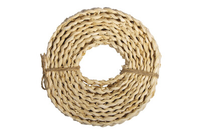 Image of Maisblatt Band, 5fach geflochten, 3m, 2,5 cm breit, natur, Bündel 1Stück