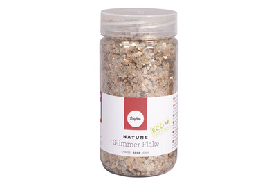 Image of Nature Glimmer Flakes grob, Eco friendly, 3-10mm, Dose 370ml