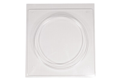 Image of PET Giessform Dekoplatte Rund, 25x25x2cm, Rand 1,3cm breit