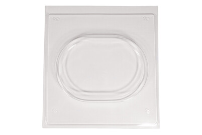 Image of PET Giessform Dekoplatte Oval, 24,5x18x2cm, Rand 1,3cm breit
