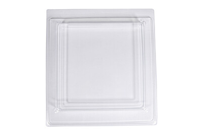 Image of PET Giessform Dekoplatte Quadrat, 25x25x2cm, Rand 1,3cm breit