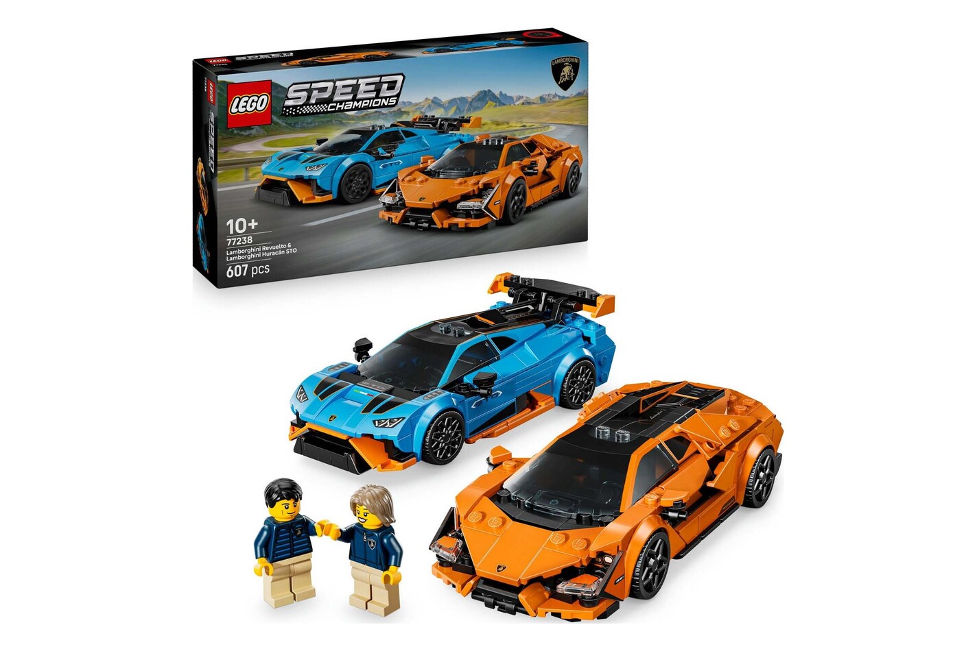 LEGO® - 77238 Lamborghini Revuelto et Huracán STO, Multicolor