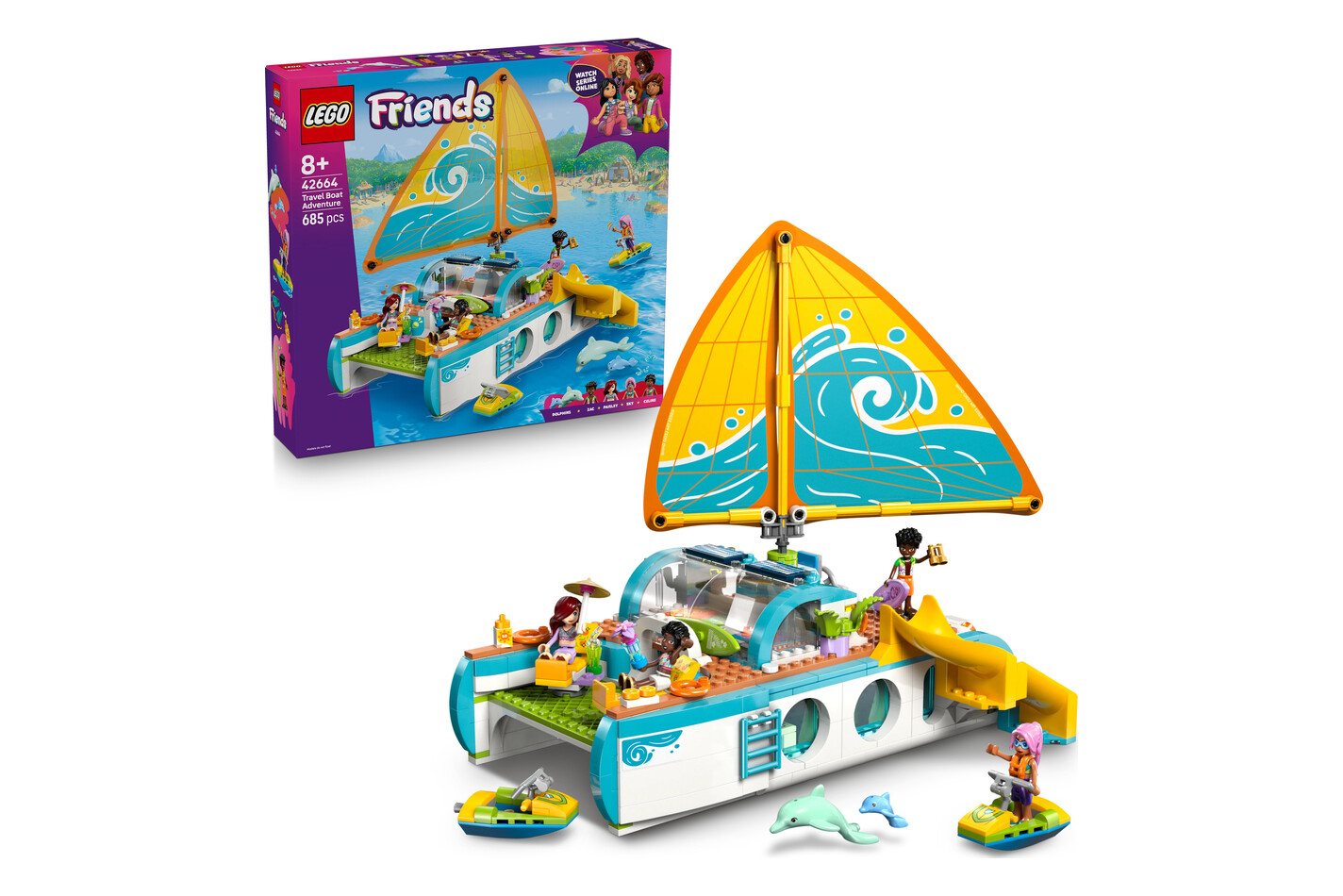 LEGO® - 42664 L’aventure en bateau, Multicolor