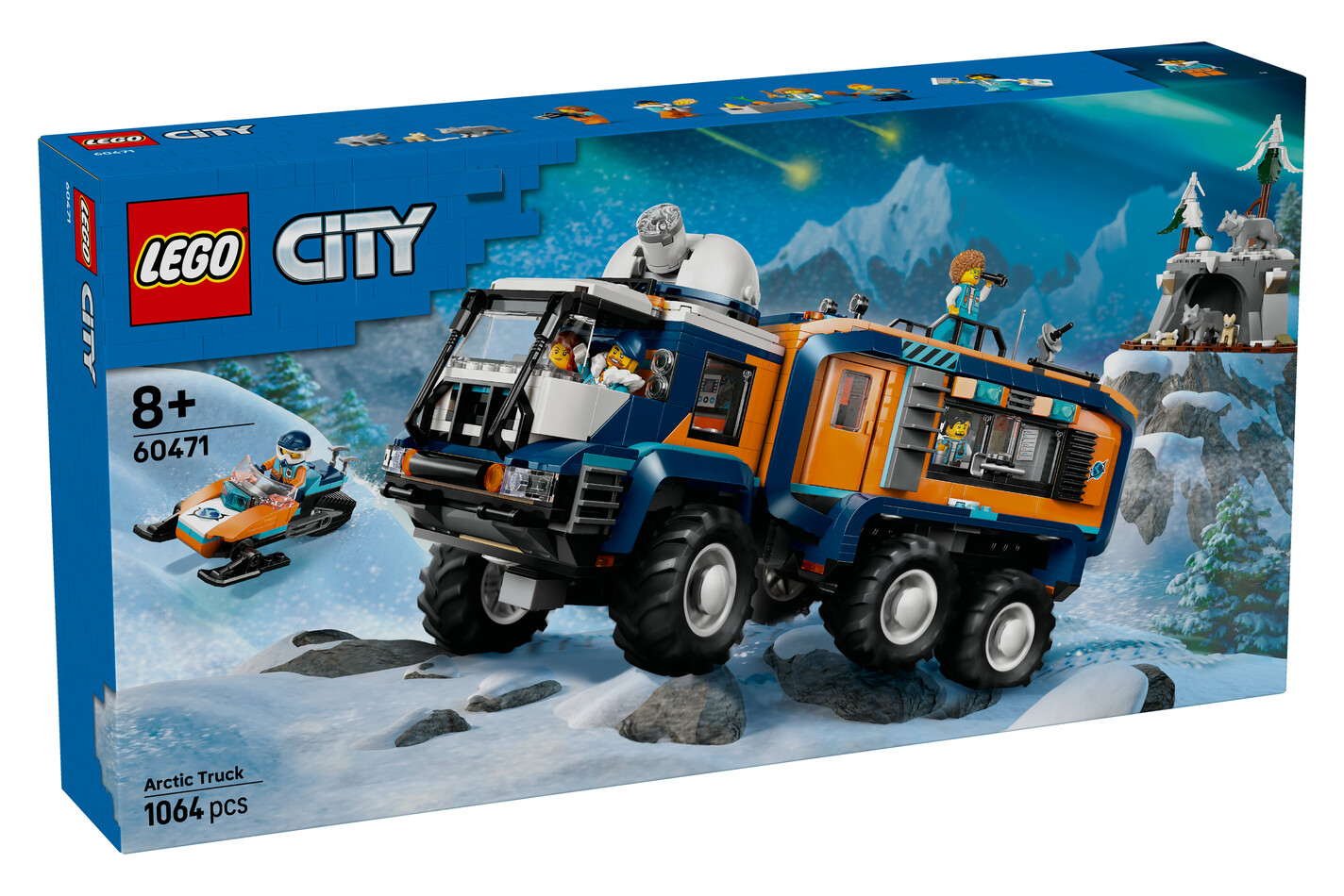 LEGO® - 60471 Le camion scientifique des explorateurs en Arctique, Multicolor