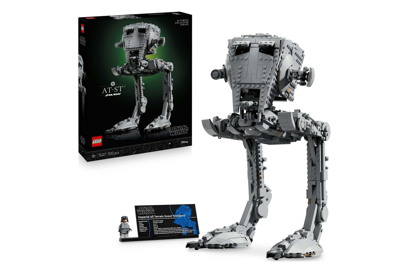LEGO® - 75417 Le marcheur AT-ST™, Multicolor