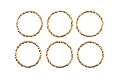 Image of Metall Ring gedreht 20mm, SB-Btl. 6Stück