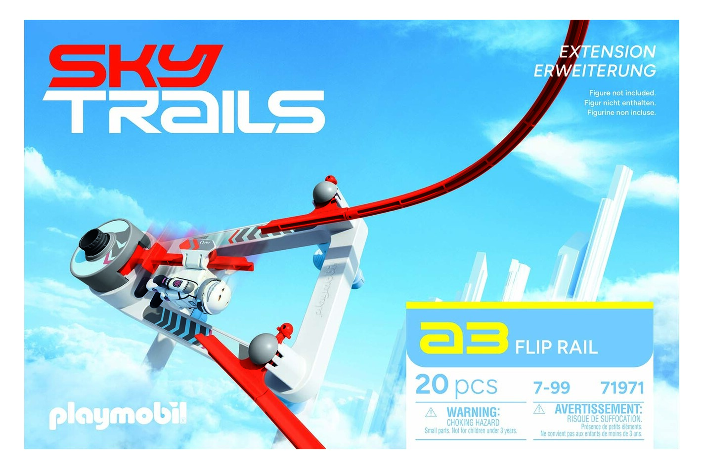 Playmobil - 71971 Sky Trails: Flip Rail, Multicolor