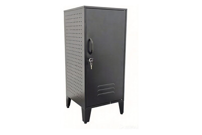 ayce Metallschrank hoch PEG | 35 x 35 x 80 cm | Schwarz