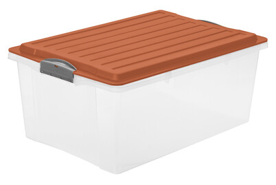 Rotho Contenitore incl. Coperchio Compact | 57 x 40 x 25 cm | 38 l