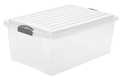Rotho Contenitore incl. Coperchio Compact | 57 x 40 x 25 cm | 38 l