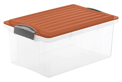 Rotho Contenitore incl. Coperchio Compact | 39,5 x 27,5 x 18 cm | 13 l