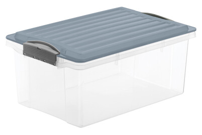 Rotho Contenitore incl. Coperchio Compact | 39,5 x 27,5 x 18 cm | 13 l