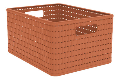 Rotho Cestino portaoggetti Country | 36.8 x 27.8 x 19 cm | 18 l
