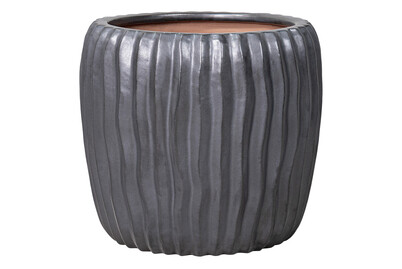 Jardin Royal Pflanztopf Sanremo | Ø 37 x H 35 cm | Anthrazit