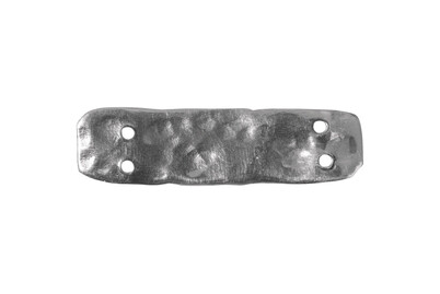 Image of Metall-Schmuckelement, länglich, 1,0x3,7 cm
