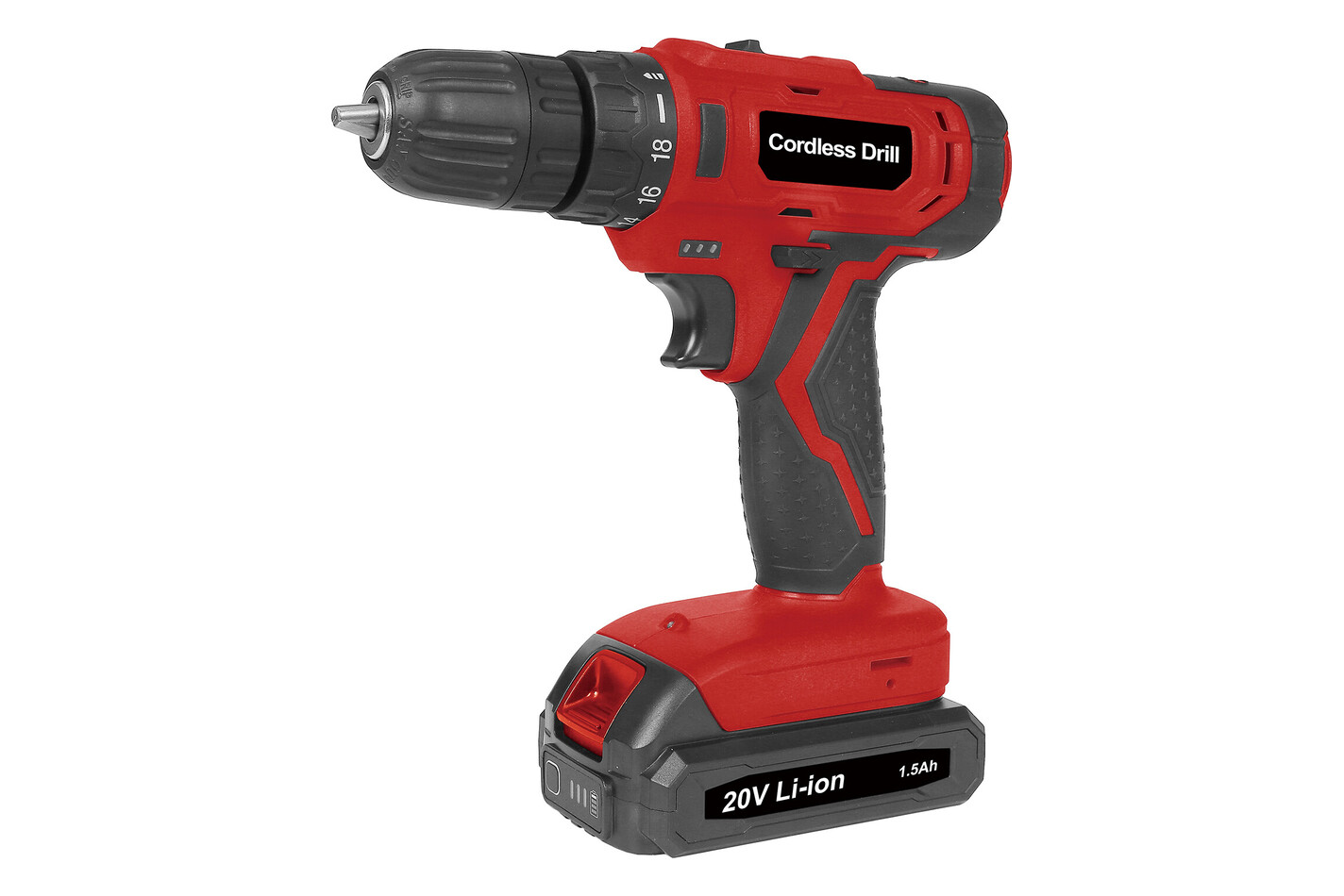 Dextone Perceuse-visseuse sans fil avec batterie Li-Ion | 20V