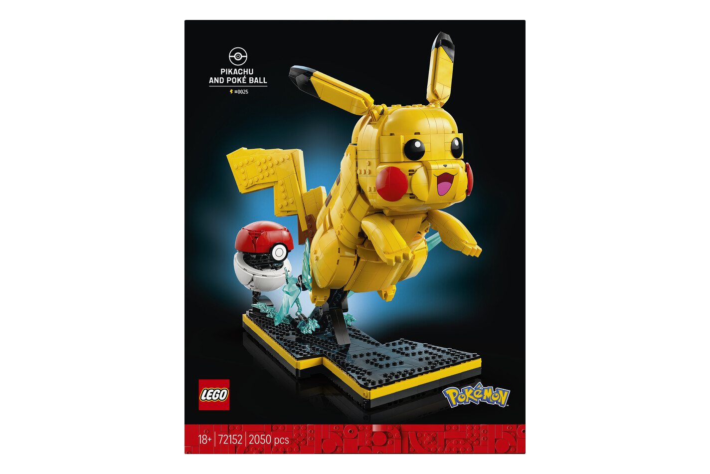 LEGO® - 72152 Pikachu et Poké Ball, Multicolor
