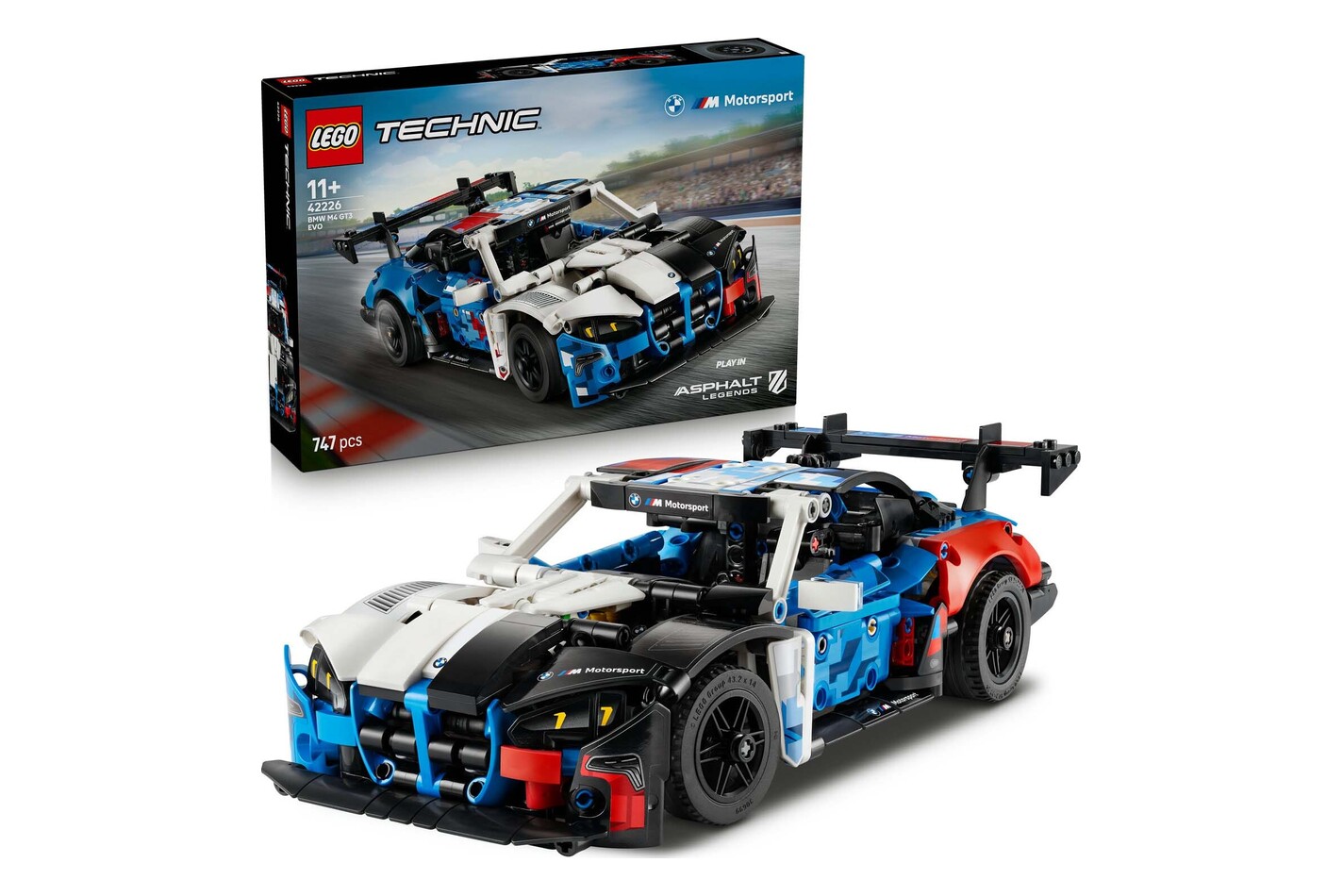 LEGO® - 42226 Voiture de course BMW M4 GT3 EVO, Multicolor