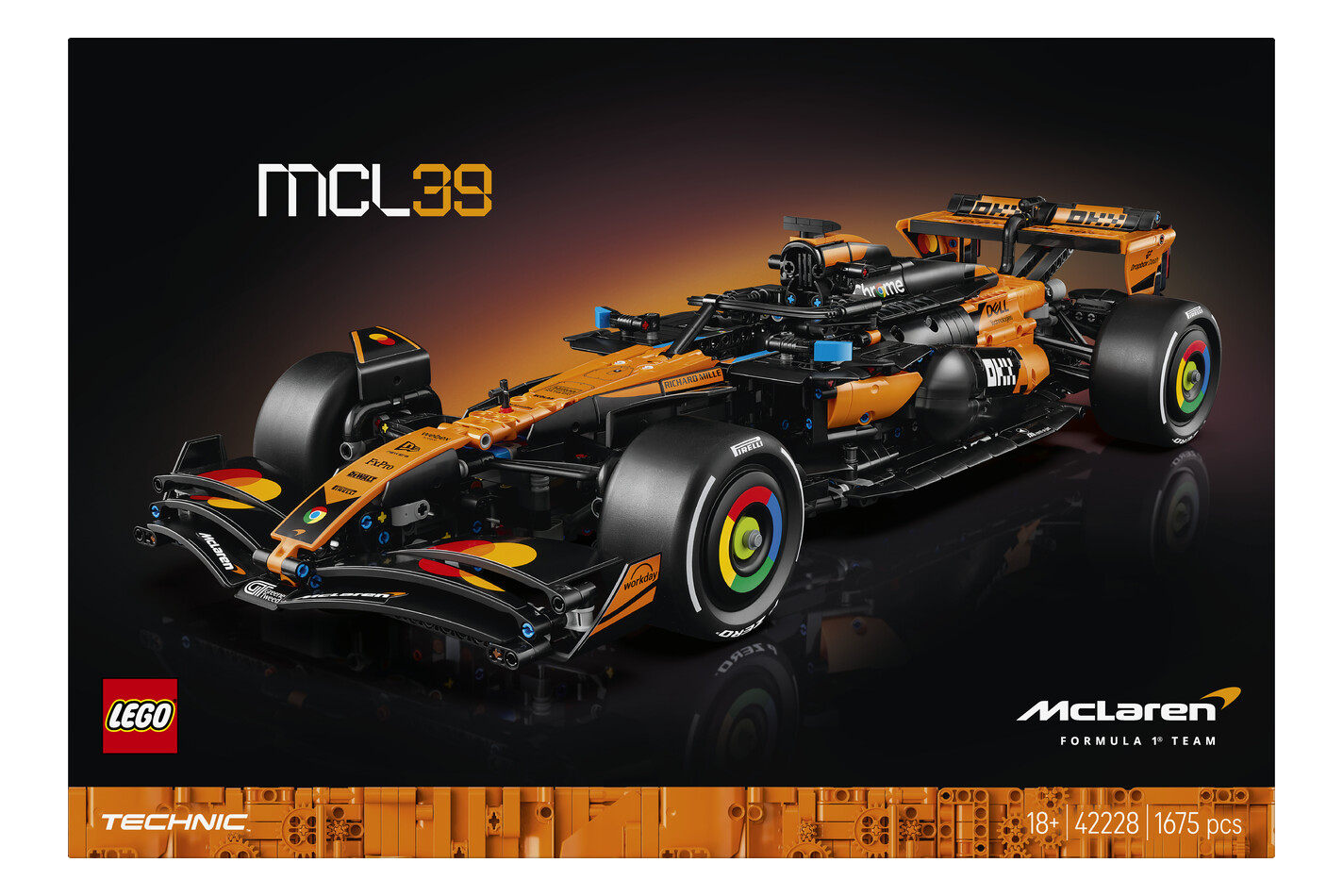 LEGO® - 42228 Voiture McLaren MCL39 F1®, Multicolor